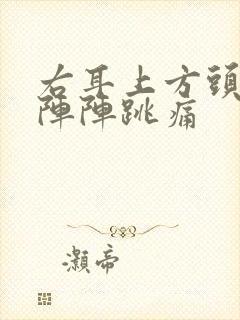 右耳上方头部一阵阵跳痛