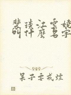 裴琰江云娆小说叫什么名字