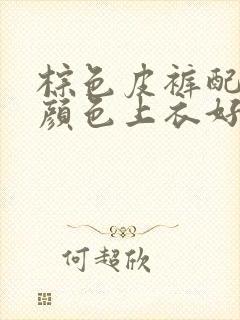 棕色皮裤配什么颜色上衣好看