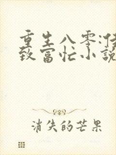 重生八零:佳妻致富忙小说txt