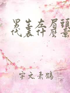 男生左眉头有痣代表什么意思