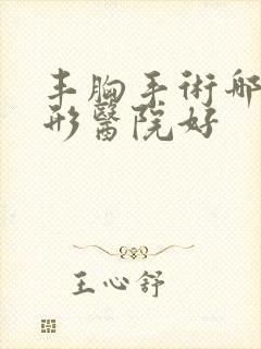 丰胸手术哪家整形医院好