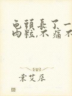 龟头长了一颗小肉粒,不痛不痒