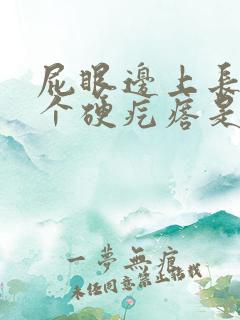 屁眼边上长了一个硬疙瘩是怎么回事