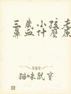 三岁小孩老爱流鼻血什么原因