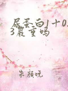 尿蛋白1十0.3严重吗