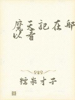 魔天记在哪里可以看