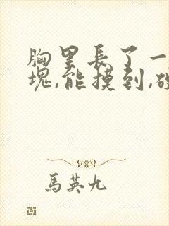 胸里长了一个硬块,能摸到,硬硬的,也不疼