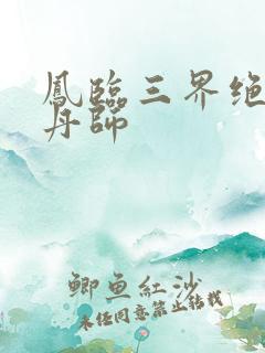 凤临三界绝色炼丹师