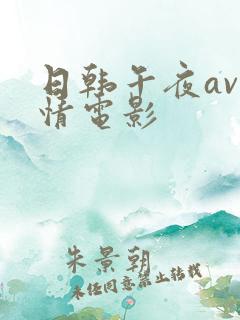 日韩午夜av激情电影