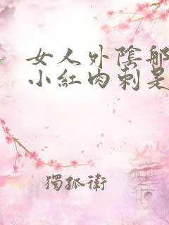 女人外阴那起了小红肉刺是什么原因