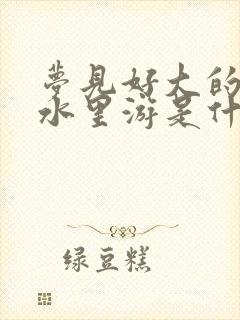 梦见好大的鱼在水里游是什么意思