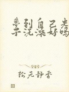 梦到自己光的身子洗澡好吗