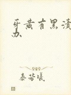 牙黄有黑渍怎么办