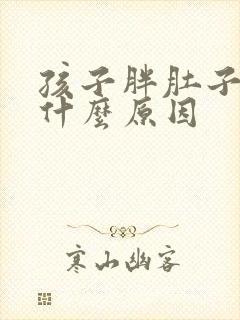 孩子胖肚子大是什么原因