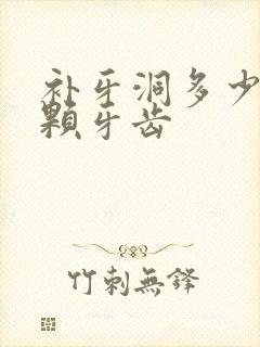 补牙洞多少钱一颗牙齿