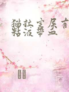 猫拉完屎有透明粘液带血