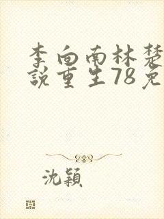 李向南林楚乔小说重生78免费阅读