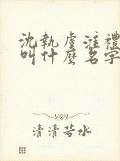 沈执虞淮礼小说叫什么名字