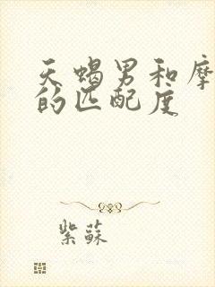 天蝎男和摩羯女的匹配度