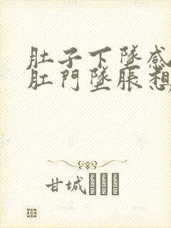 肚子下坠感疼痛肛门坠胀想大便