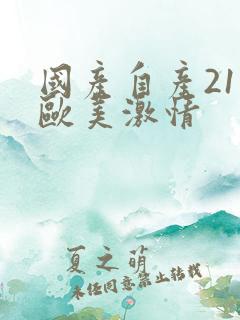 国产自产21区欧美激情