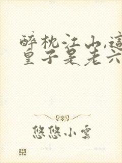 醉枕江山,这个皇子是老六在哪看全文