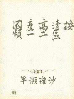 国产高清按摩视频一二区