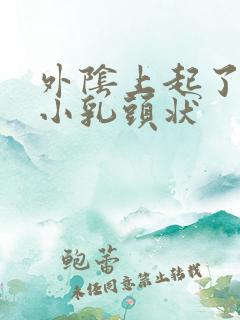 外阴上起了很多小乳头状