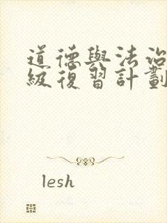 道德与法治九年级复习计划