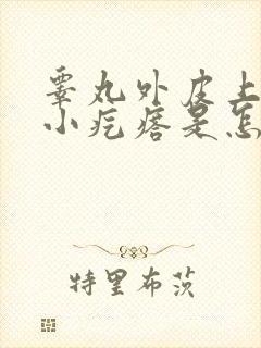 睾丸外皮上有个小疙瘩是怎么回事