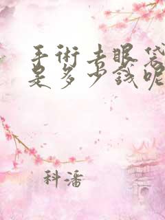 手术去眼袋价格是多少钱呢