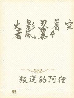 火影忍着究极忍者风暴4