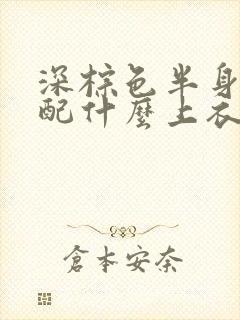 深棕色半身裙搭配什么上衣好看