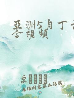 亚洲5月丁香综合视频
