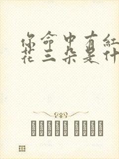 你命中有红艳桃花三朵是什么意思啊