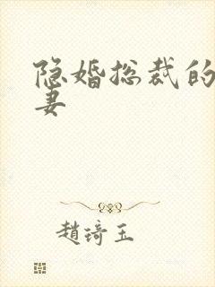 隐婚总裁的呆萌妻