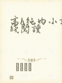 高h纯肉小说在线阅读