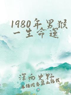 1980年男猴一生命运