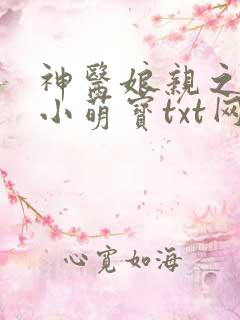 神医娘亲之腹黑小萌宝txt网盘