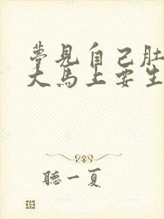 梦见自己肚子很大马上要生孩子了