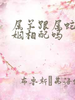 属羊跟属蛇的婚姻相配吗