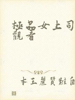 极品女上司免费观看