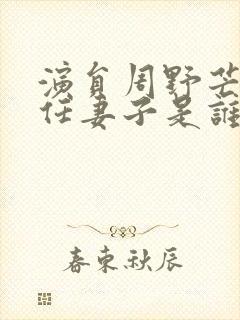 演员周野芒的现任妻子是谁