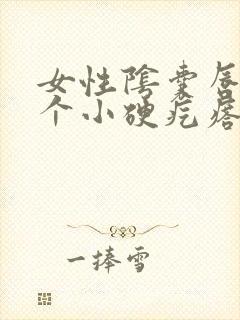 女性阴囊唇长了个小硬疙瘩怎么回事