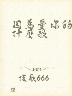 因为爱你的爱叫什么歌