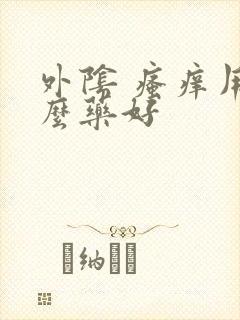 外阴 瘙痒用什么药好