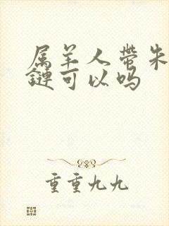 属羊人带朱砂手链可以吗