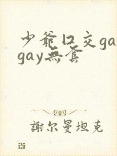 少爷囗交gaygay无套