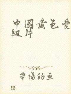 中国黄色爱情一级片